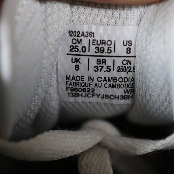 Asics Japan S PF Shoes Womens Size 8 White Black Platform Sneakers 1202A361 - Picture 8 of 8